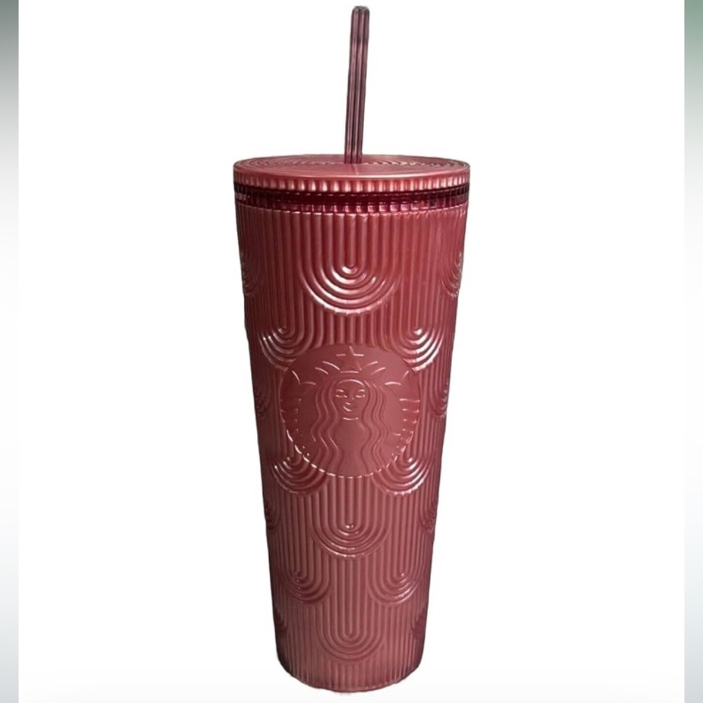 NWT 2023 Pink Starbucks Fall Launch Pearl Shell Cold 24oz Tumbler ❤️